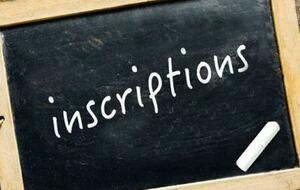 Inscriptions 2026/2027