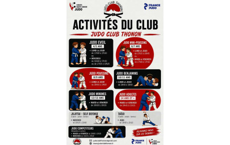 Activités Judo Club